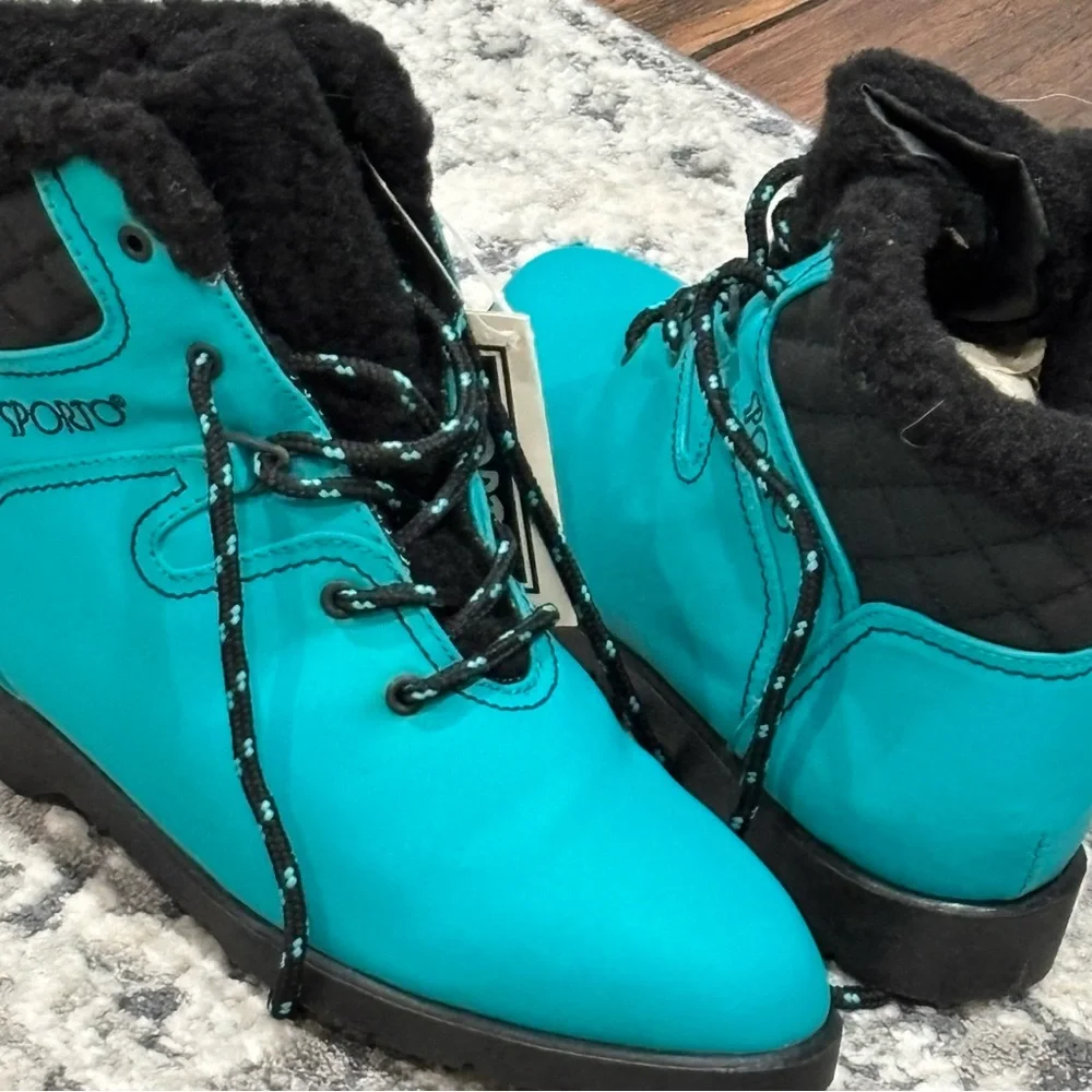 SPORTO Vintage Emerald/Black Thermolite Hiking Boots